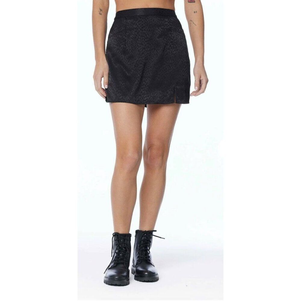 Saltwater Luxe Women Black Hendrix Mini Skirt Size XS NWT